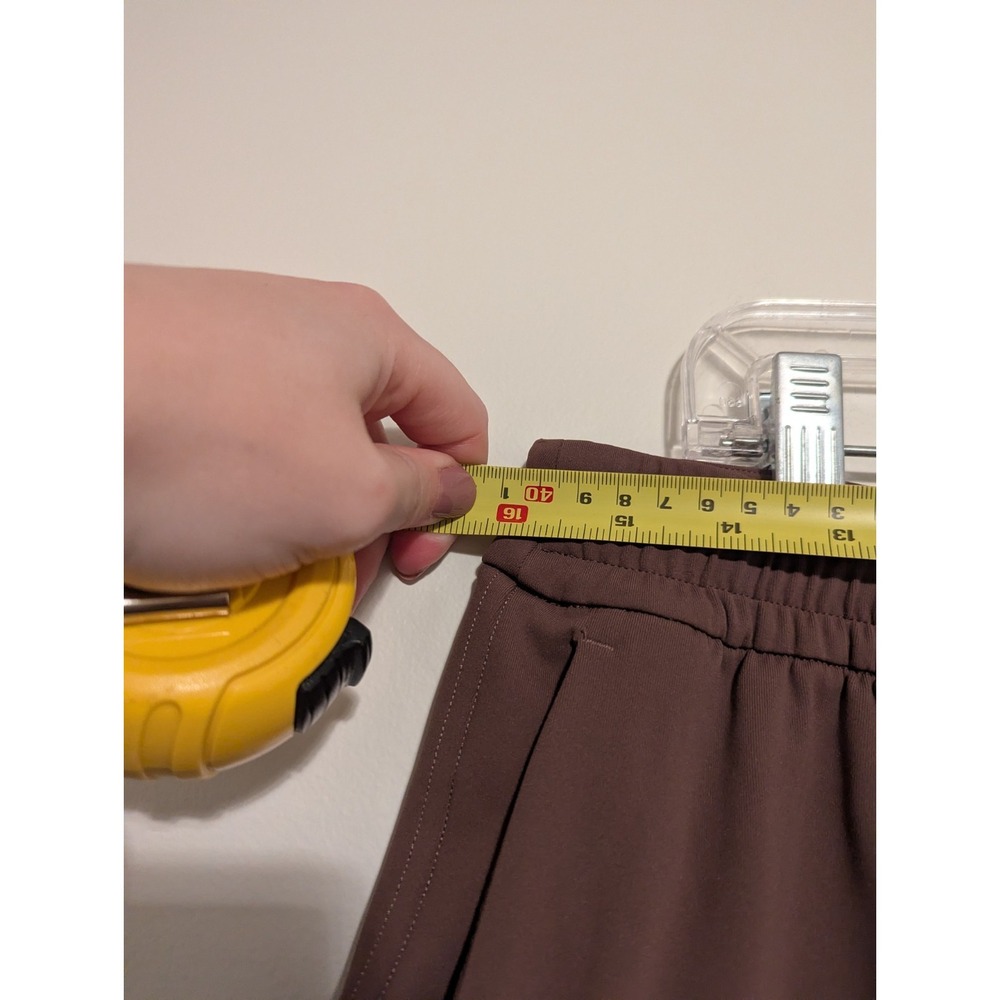 Lululemon Straight-Leg Mid-Rise Pant Luxtreme In Dark Oxide Brown Size Large - Picture 5 of 7
